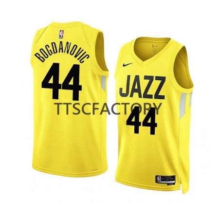 Dres Utah Jazz Bojan Bogdanovic 44 Nike 2022-23 Icon Edition Žuta boja Swingman - Muške